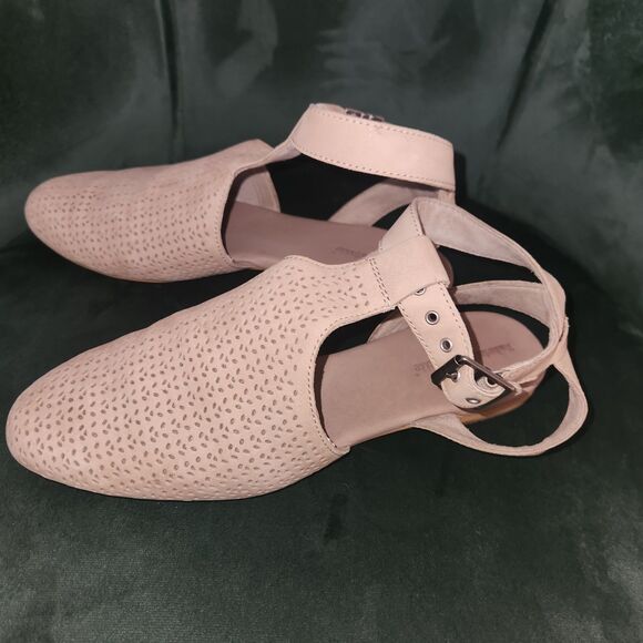 Timberland Ortholite Sandals Womens Size 8.5 Walking Perforate Suede Ankle Strap - Picture 3 of 5